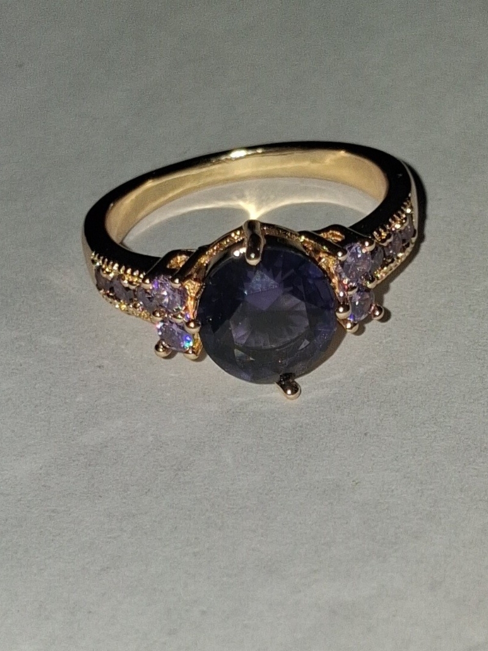 Gold Amethyst Ring